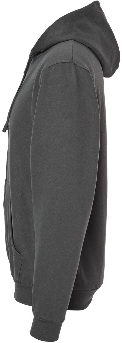 no-logo Tultex Unisex Full-Zip Hooded Sweatshirt-Fleece-Tultex-Thread Logic