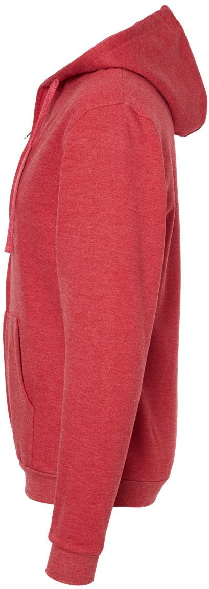 no-logo Tultex Unisex Full-Zip Hooded Sweatshirt-Fleece-Tultex-Thread Logic