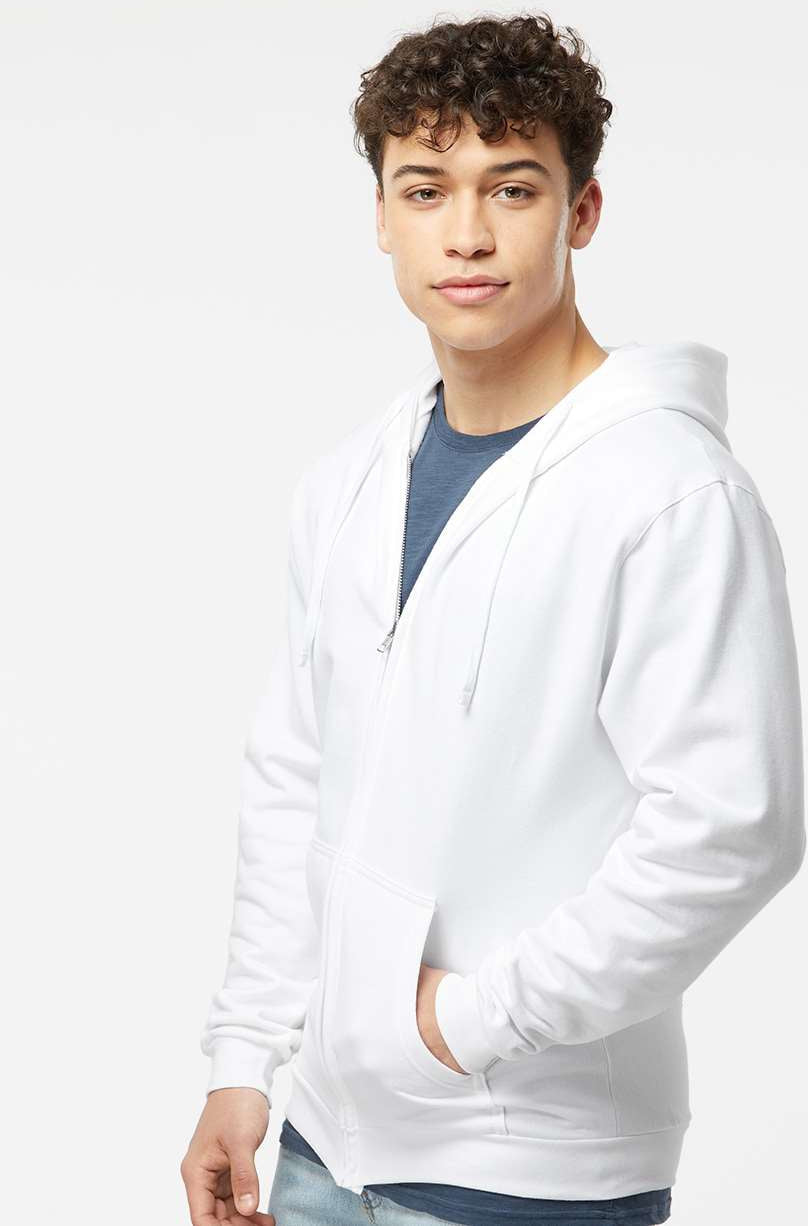 no-logo Tultex Unisex Full-Zip Hooded Sweatshirt-Fleece-Tultex-Thread Logic