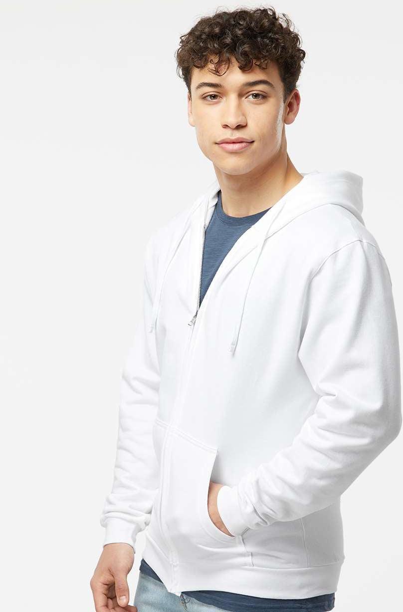 no-logo Tultex Unisex Full-Zip Hooded Sweatshirt-Fleece-Tultex-Thread Logic