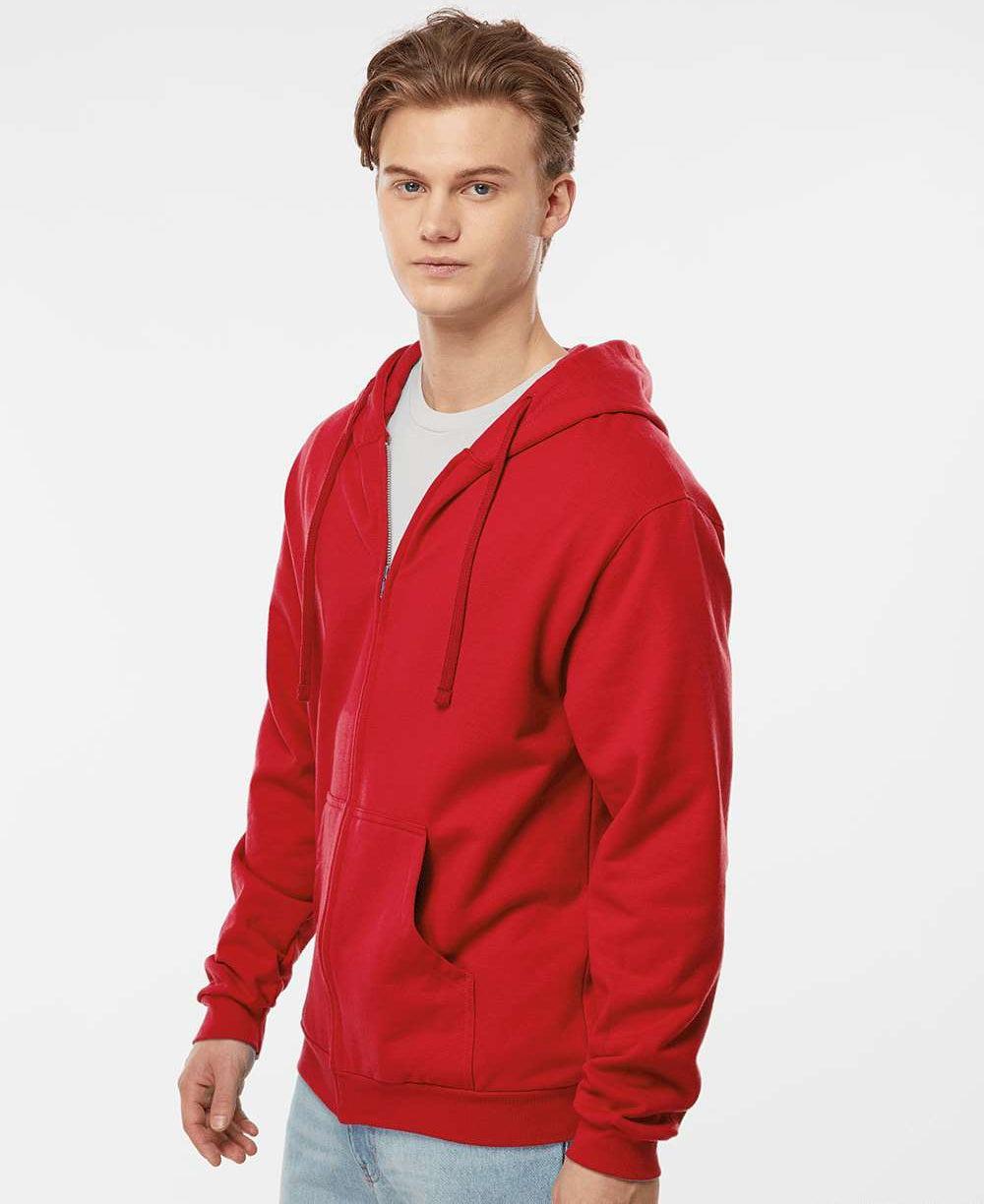 no-logo Tultex Unisex Full-Zip Hooded Sweatshirt-Fleece-Tultex-Thread Logic