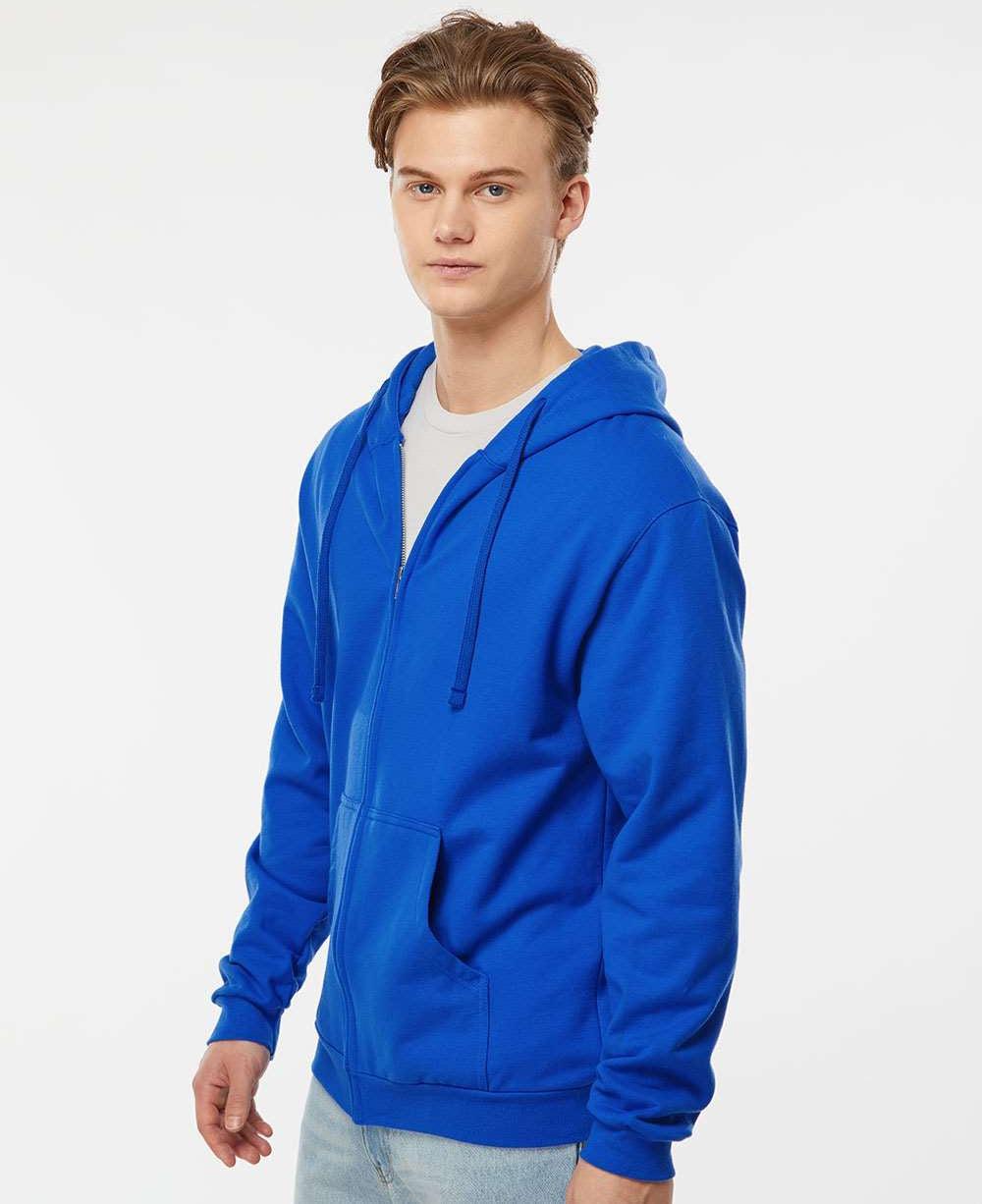 no-logo Tultex Unisex Full-Zip Hooded Sweatshirt-Fleece-Tultex-Thread Logic