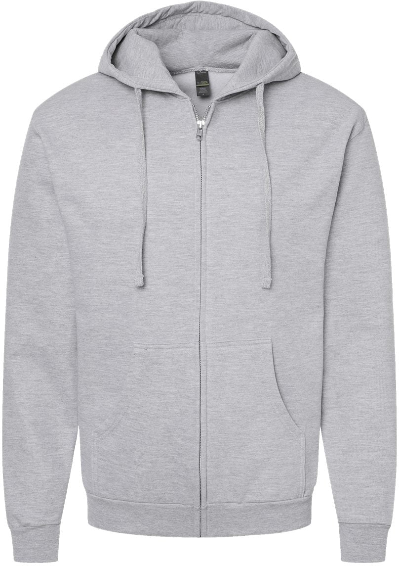 Tultex Unisex Full-Zip Hooded Sweatshirt