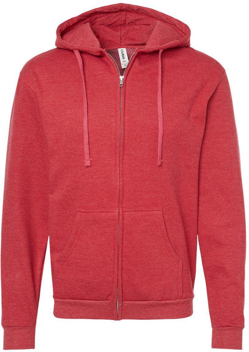 Tultex Unisex Full-Zip Hooded Sweatshirt