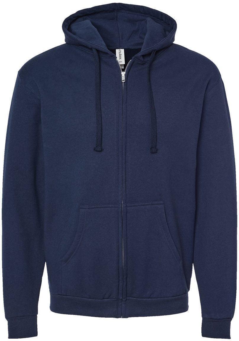 Tultex Unisex Full-Zip Hooded Sweatshirt