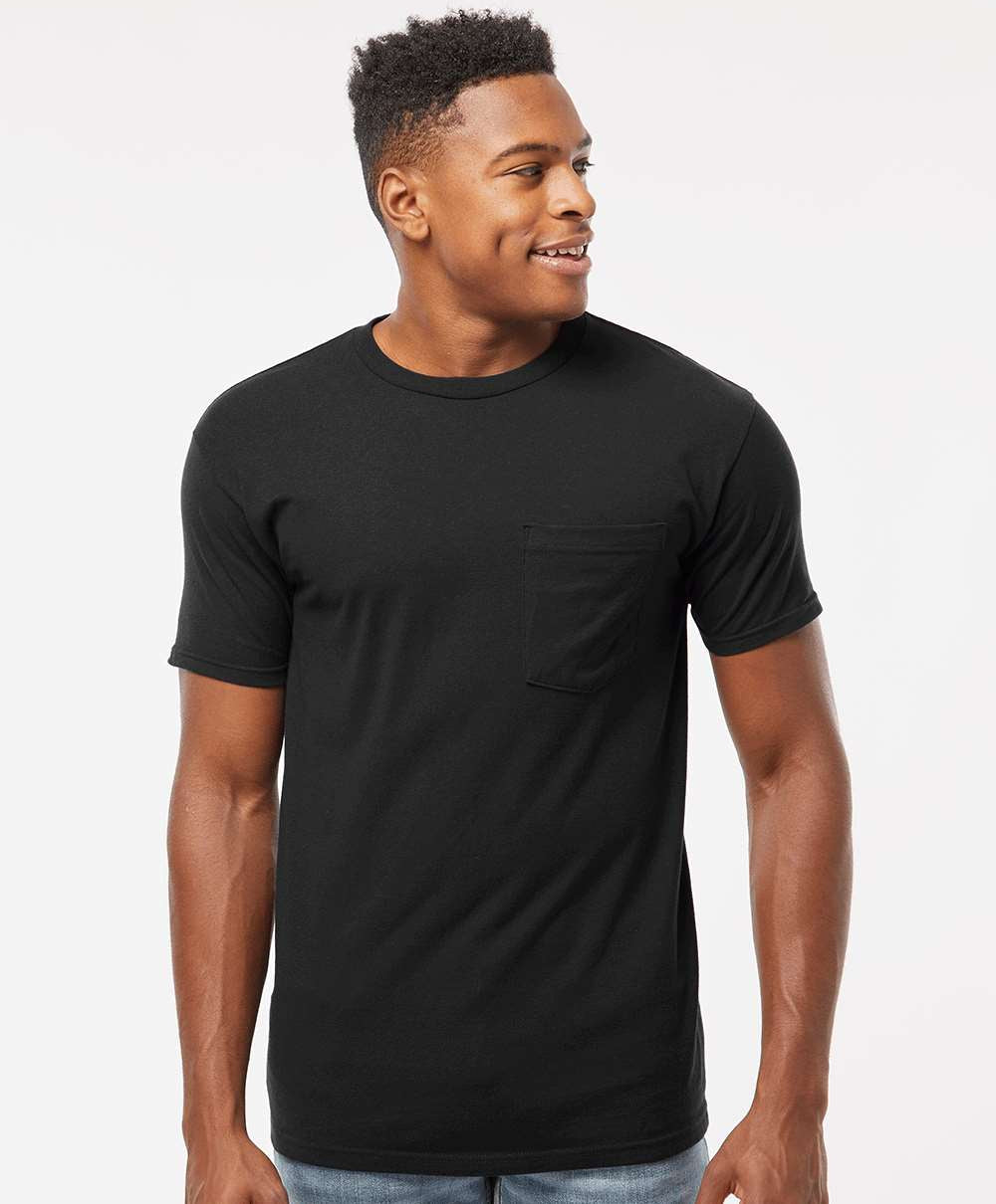 no-logo Tultex Unisex Heavyweight Pocket T-Shirt-T-Shirts-Tultex-Thread Logic
