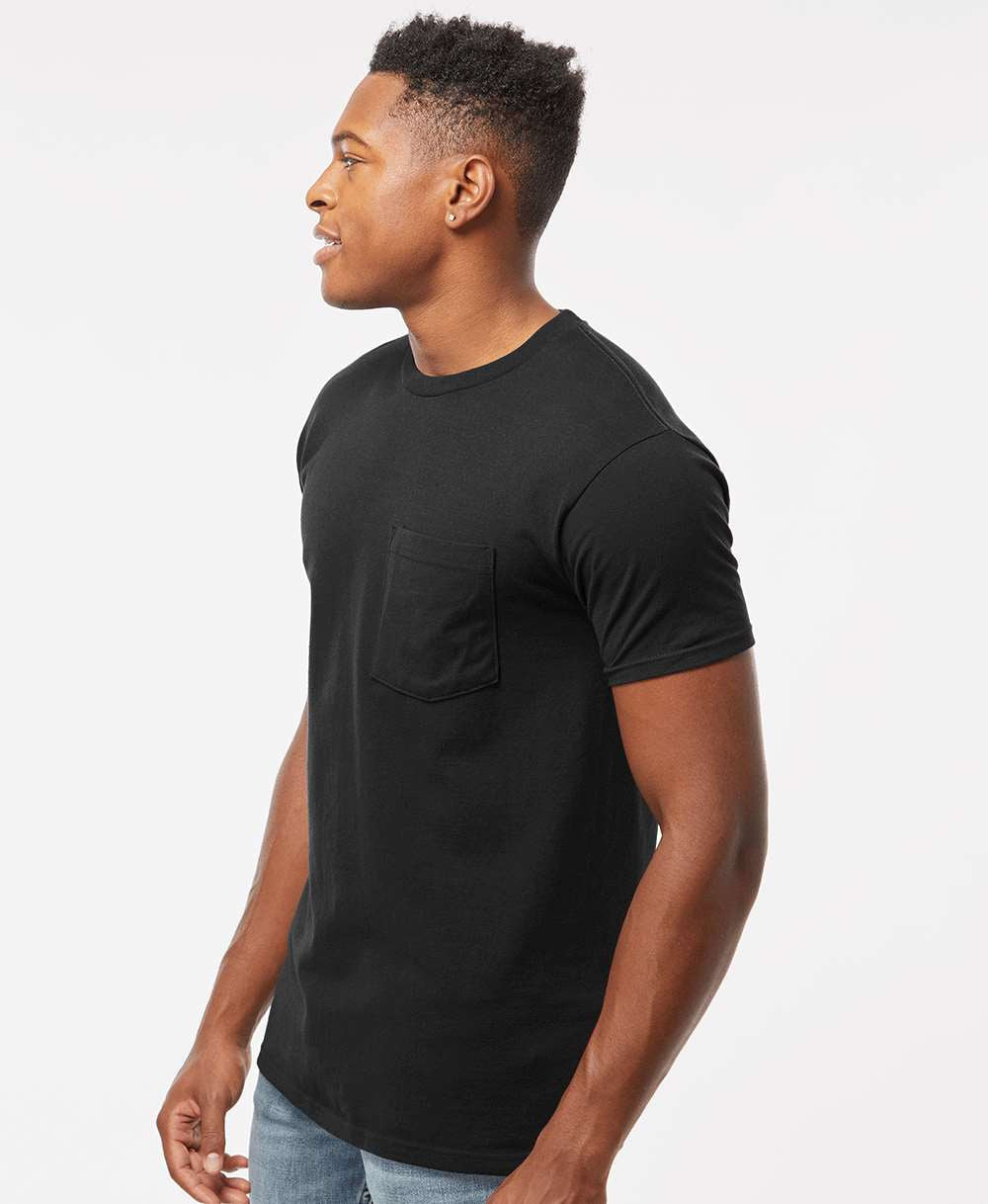 no-logo Tultex Unisex Heavyweight Pocket T-Shirt-T-Shirts-Tultex-Thread Logic