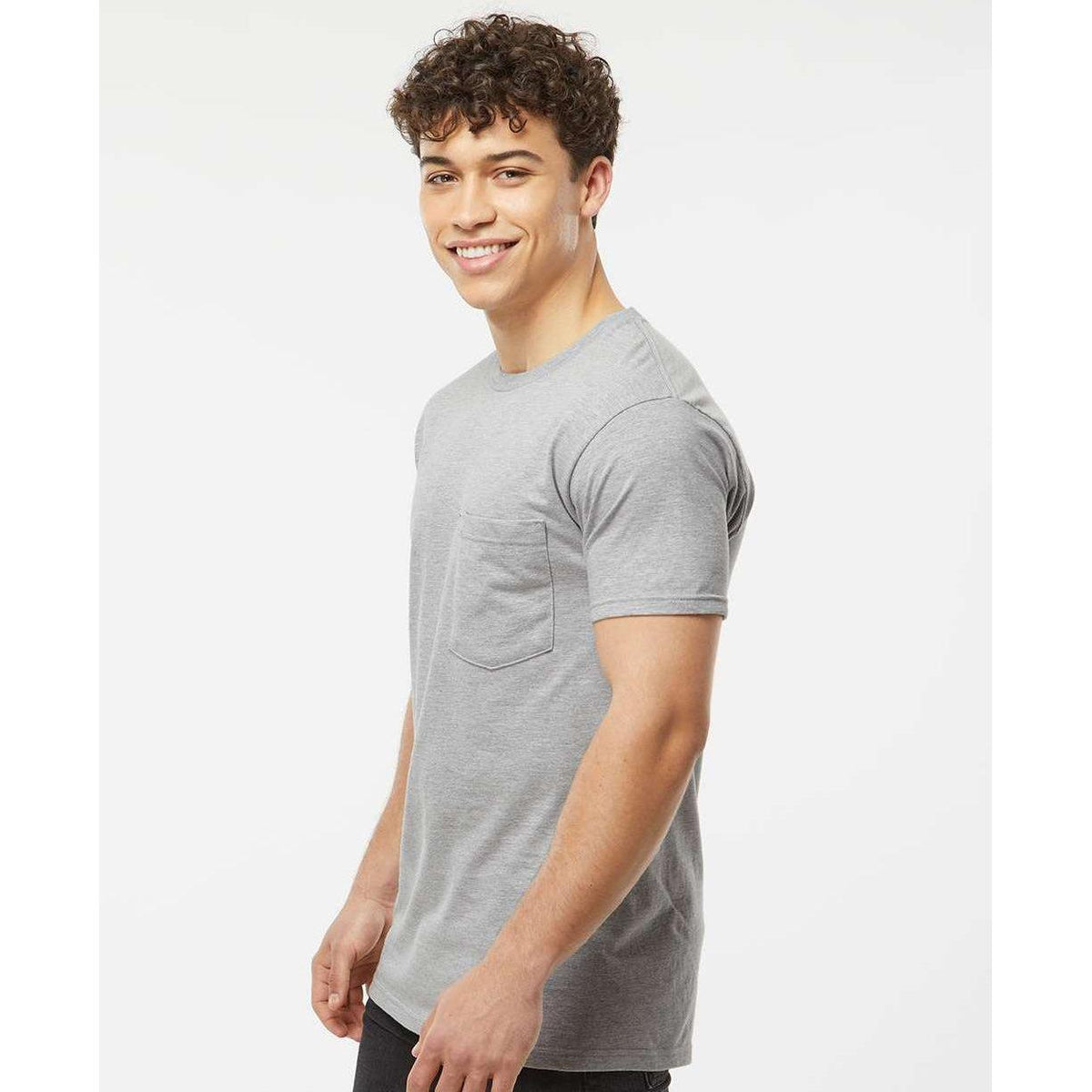 no-logo Tultex Unisex Heavyweight Pocket T-Shirt-T-Shirts-Tultex-Thread Logic