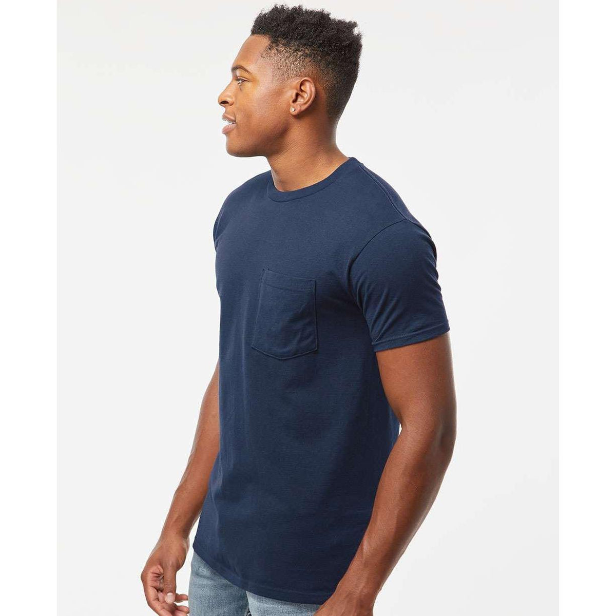 no-logo Tultex Unisex Heavyweight Pocket T-Shirt-T-Shirts-Tultex-Thread Logic