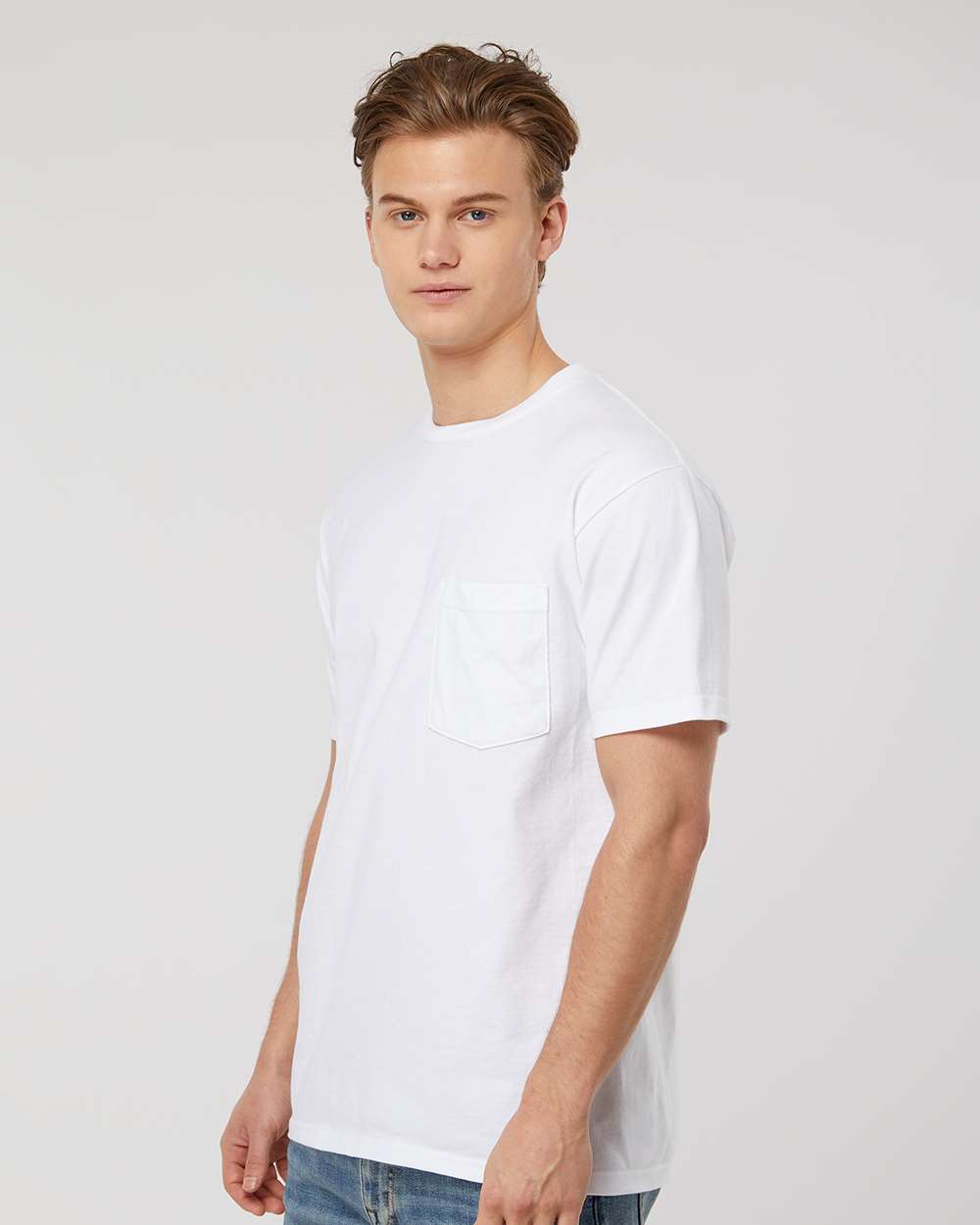 no-logo Tultex Unisex Heavyweight Pocket T-Shirt-T-Shirts-Tultex-Thread Logic