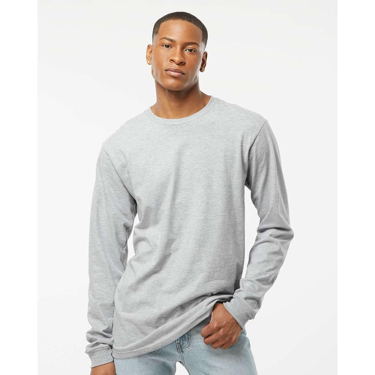 no-logo Tultex Unisex Jersey Long Sleeve T-Shirt-T-Shirts - Long Sleeve-Tultex-Thread Logic