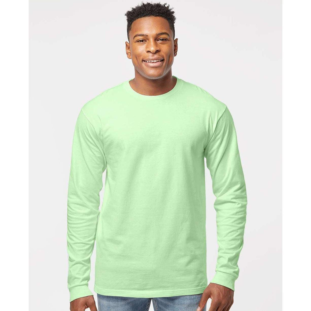 no-logo Tultex Unisex Jersey Long Sleeve T-Shirt-T-Shirts - Long Sleeve-Tultex-Thread Logic
