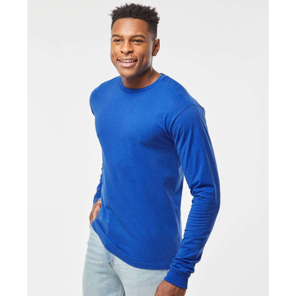 no-logo Tultex Unisex Jersey Long Sleeve T-Shirt-T-Shirts - Long Sleeve-Tultex-Thread Logic