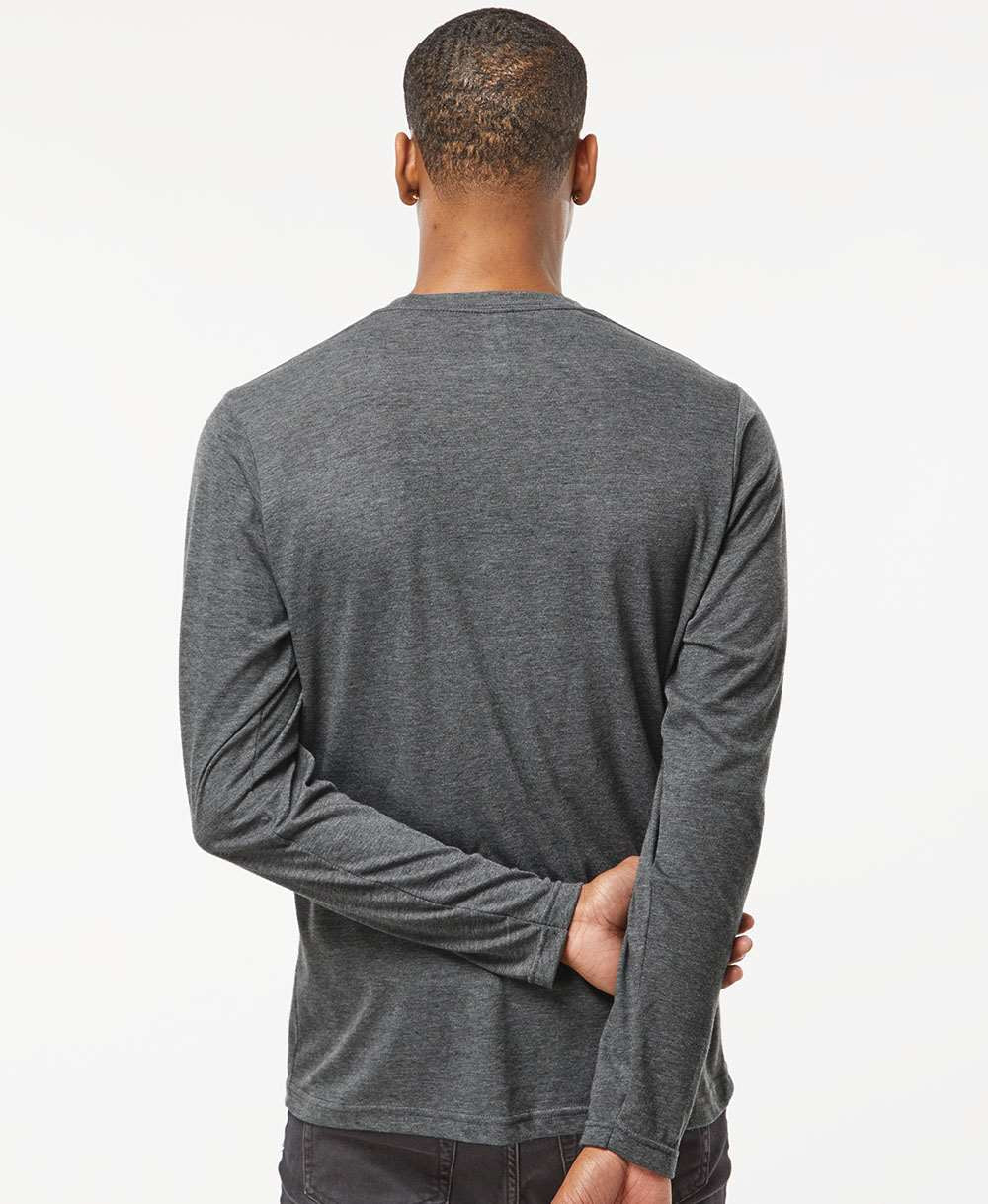 no-logo Tultex Unisex Poly-Rich Long Sleeve T-Shirt-T-Shirts - Long Sleeve-Tultex-Thread Logic