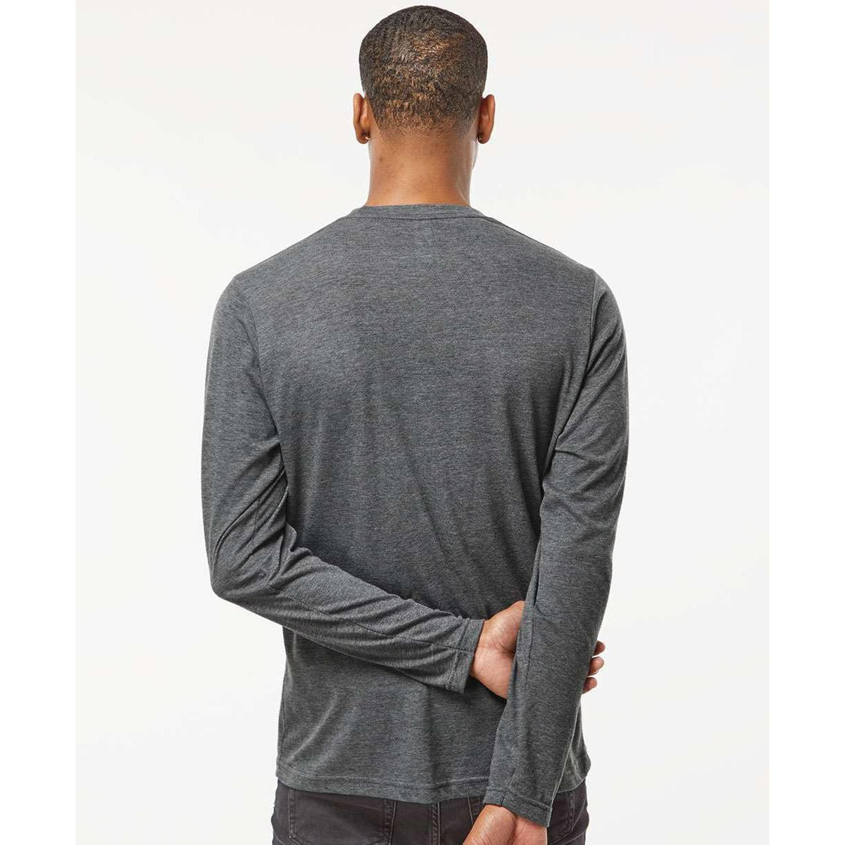 no-logo Tultex Unisex Poly-Rich Long Sleeve T-Shirt-T-Shirts - Long Sleeve-Tultex-Thread Logic