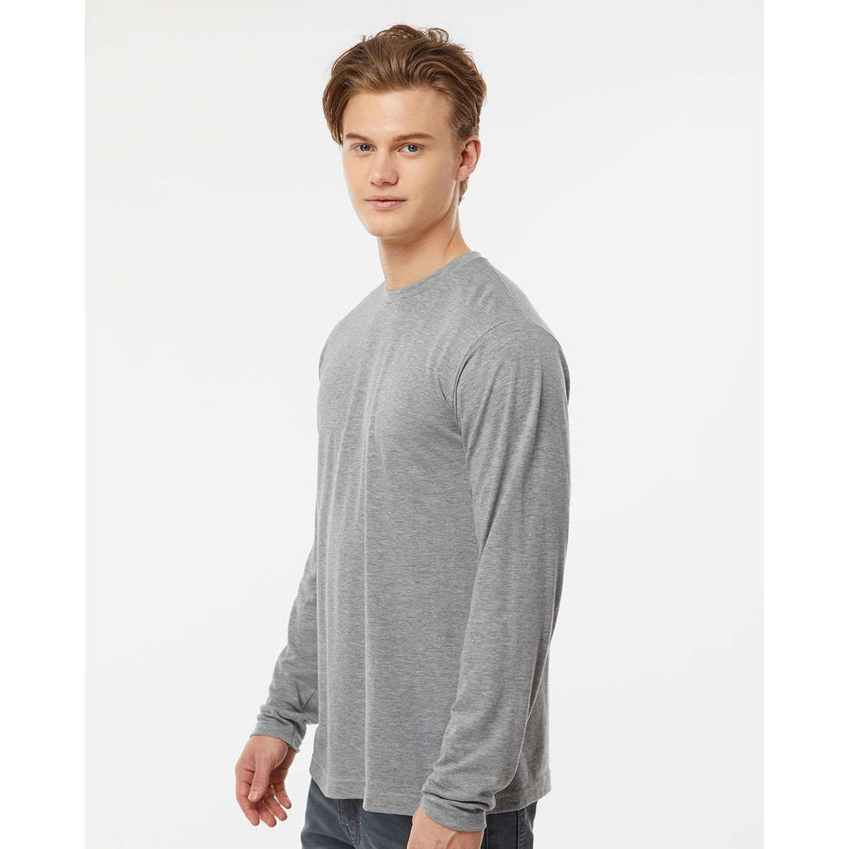 no-logo Tultex Unisex Poly-Rich Long Sleeve T-Shirt-T-Shirts - Long Sleeve-Tultex-Thread Logic