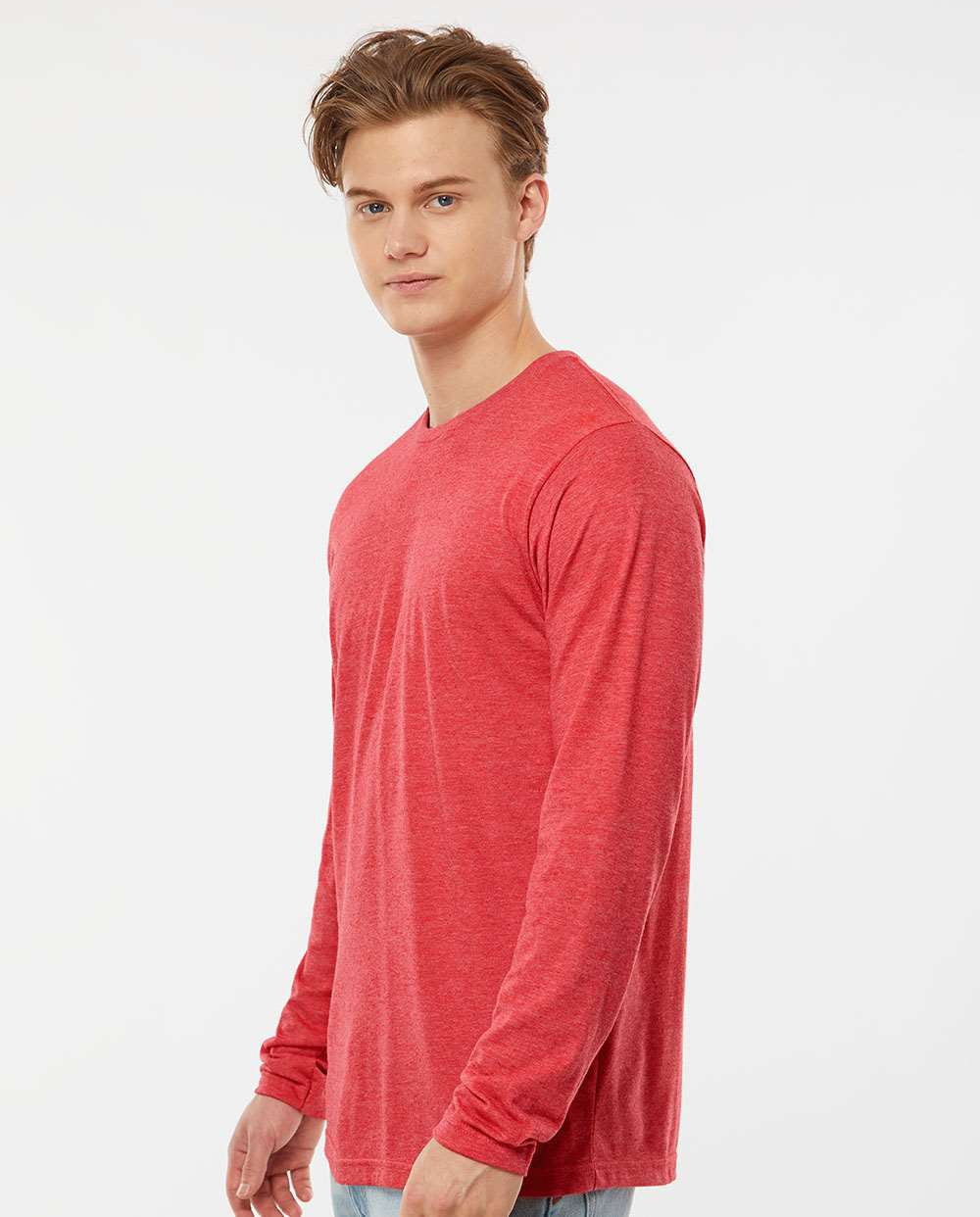 no-logo Tultex Unisex Poly-Rich Long Sleeve T-Shirt-T-Shirts - Long Sleeve-Tultex-Thread Logic