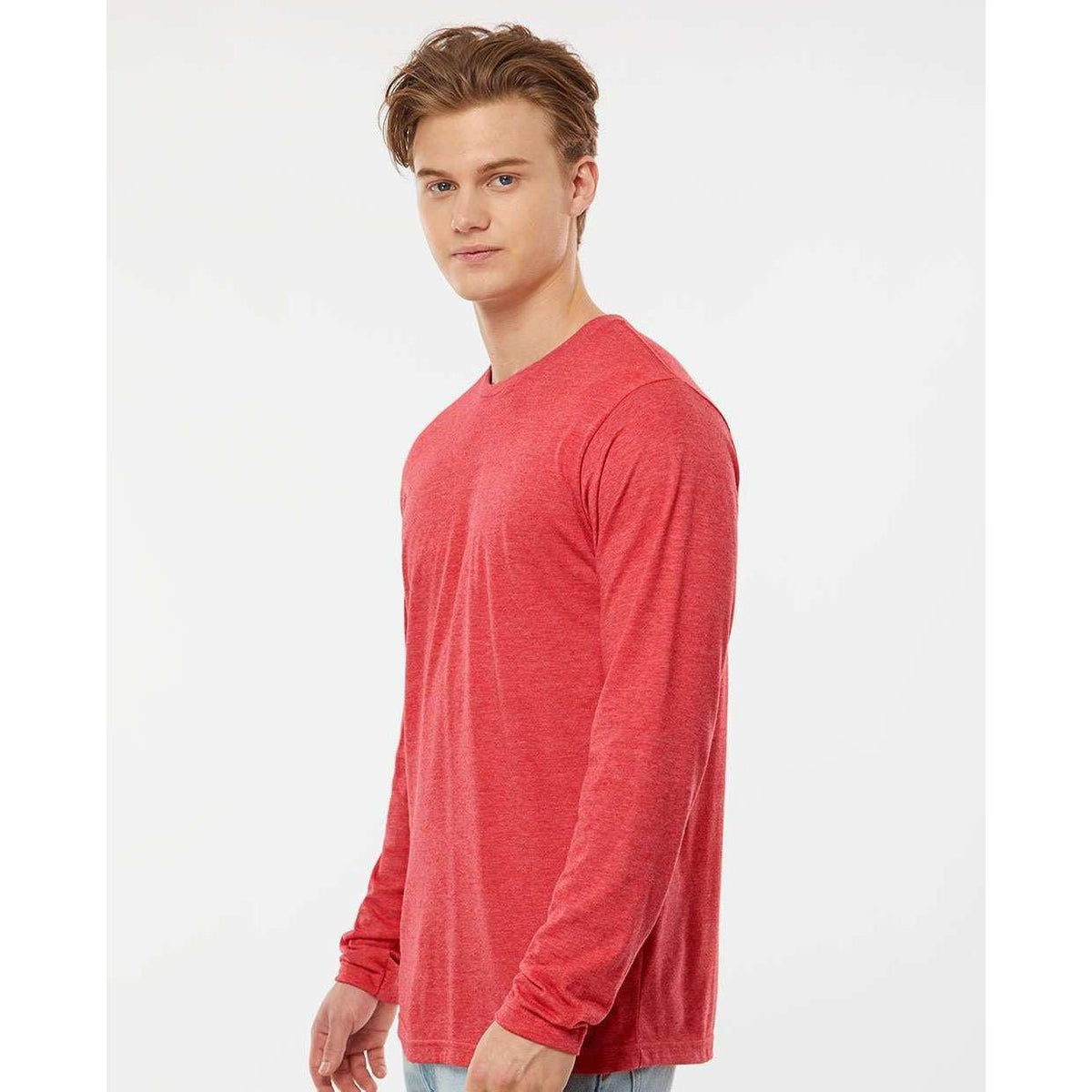 no-logo Tultex Unisex Poly-Rich Long Sleeve T-Shirt-T-Shirts - Long Sleeve-Tultex-Thread Logic