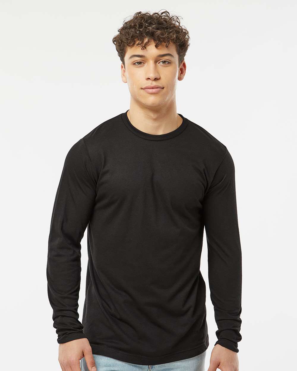 no-logo Tultex Unisex Poly-Rich Long Sleeve T-Shirt-T-Shirts - Long Sleeve-Tultex-Thread Logic