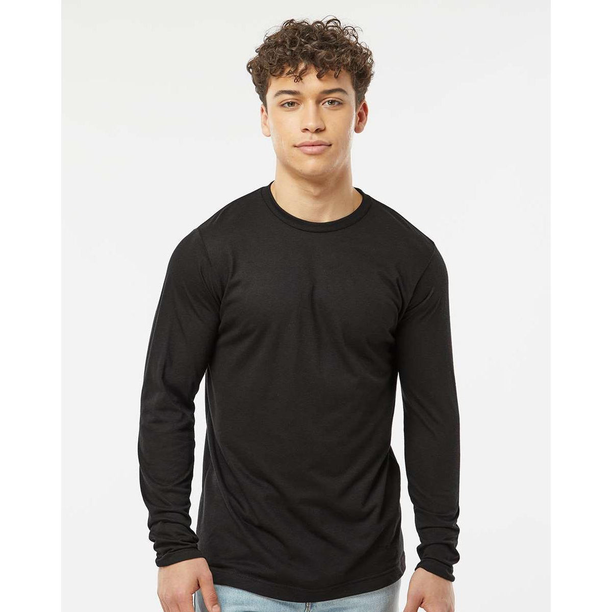 no-logo Tultex Unisex Poly-Rich Long Sleeve T-Shirt-T-Shirts - Long Sleeve-Tultex-Thread Logic