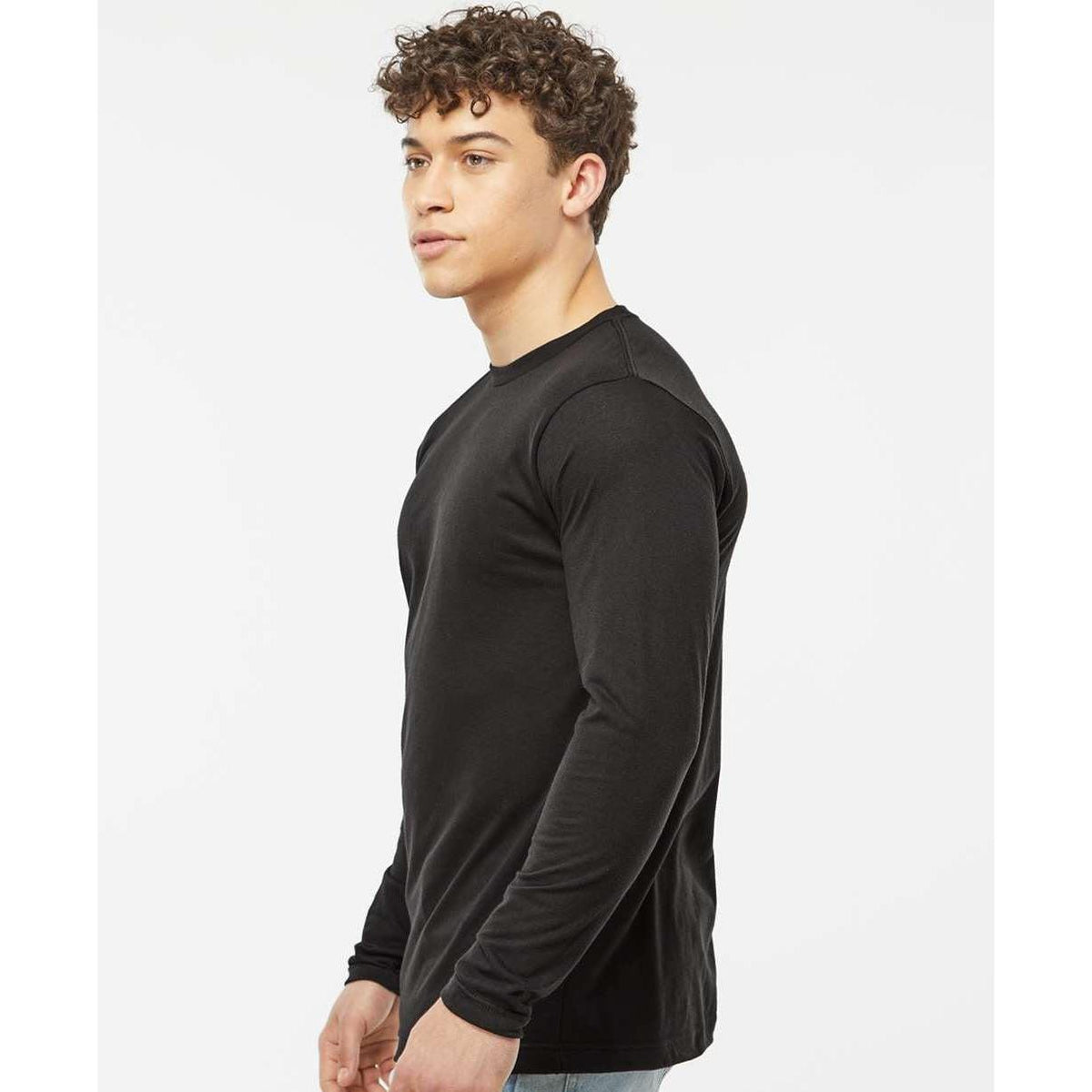no-logo Tultex Unisex Poly-Rich Long Sleeve T-Shirt-T-Shirts - Long Sleeve-Tultex-Thread Logic