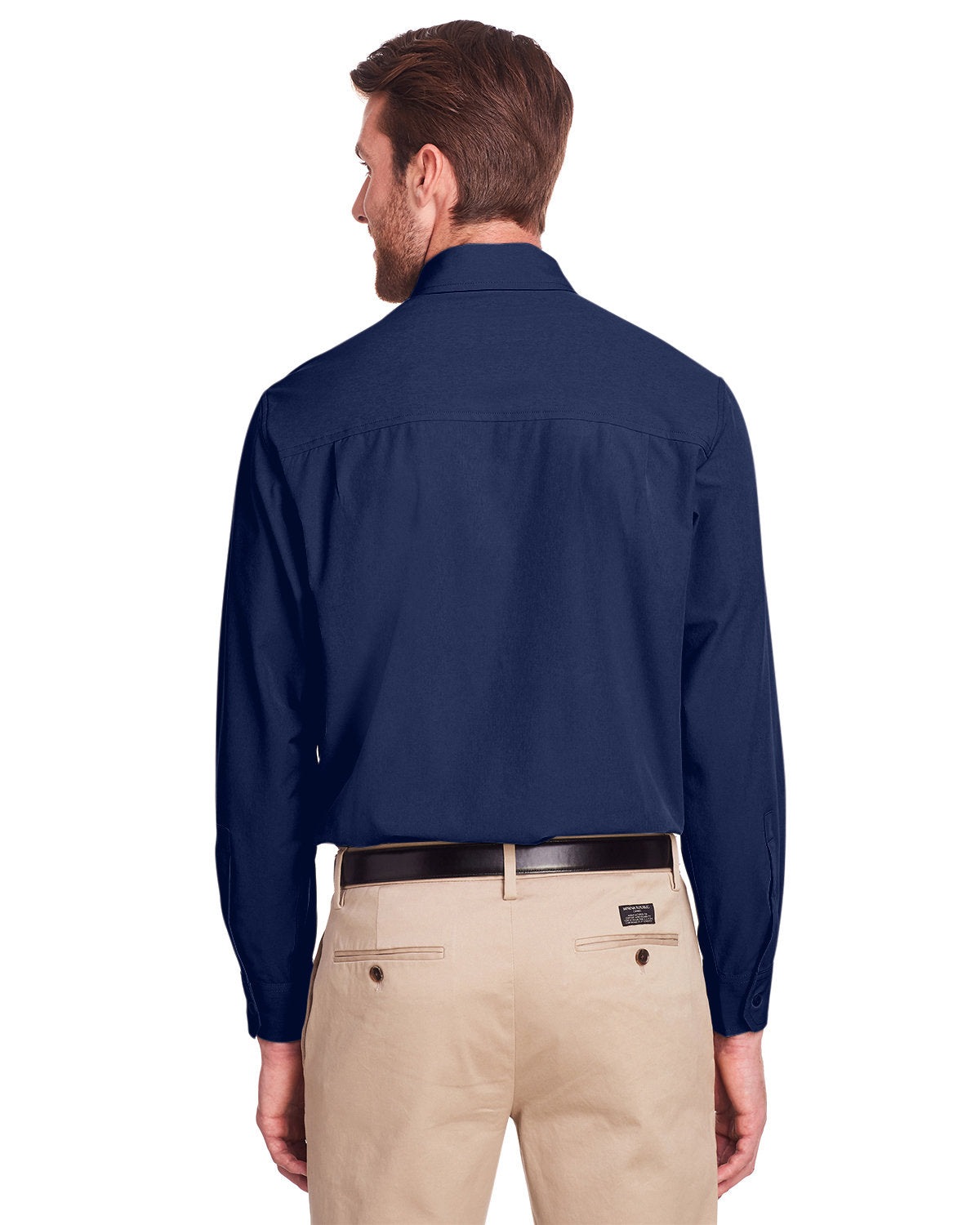 no-logo UltraClub Bradley Performance Woven Shirt-Men's Dress Shirts-UltraClub-Thread Logic