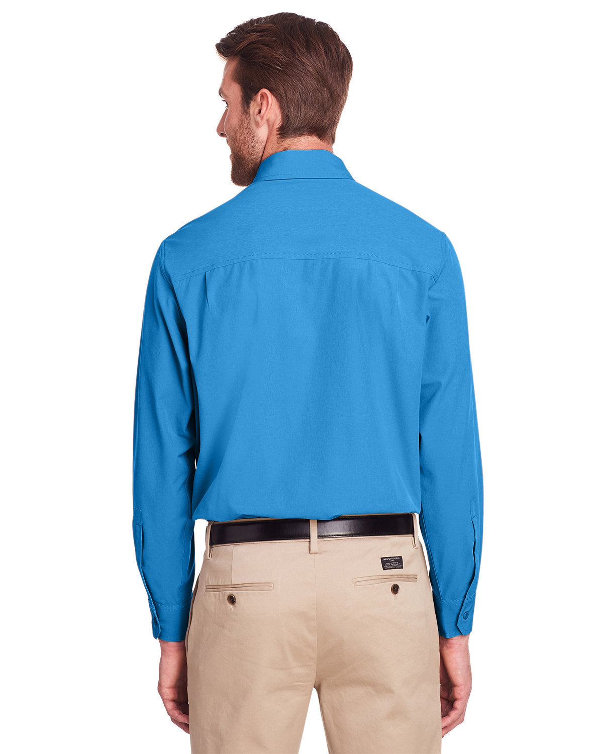 no-logo UltraClub Bradley Performance Woven Shirt-Men's Dress Shirts-UltraClub-Thread Logic