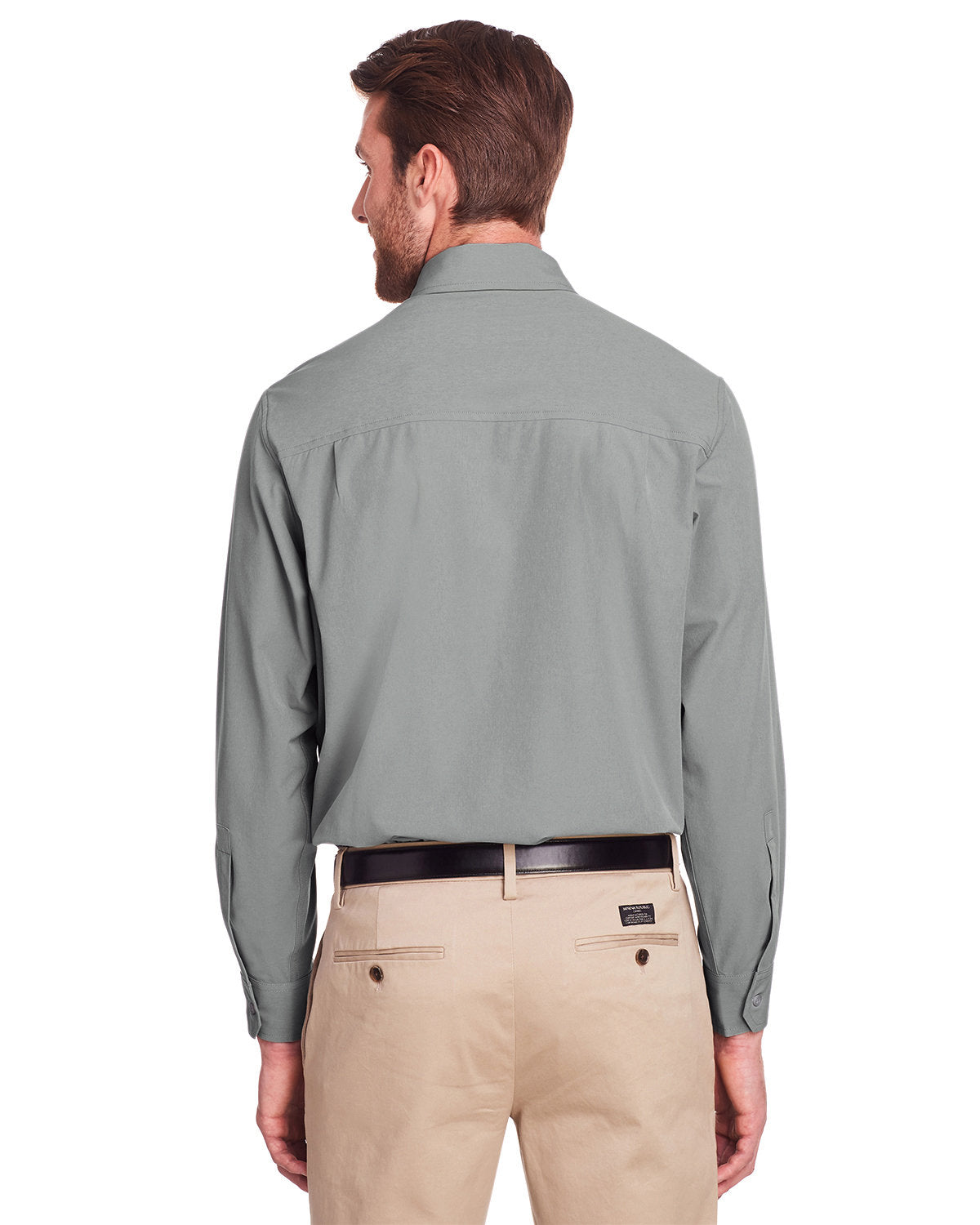 no-logo UltraClub Bradley Performance Woven Shirt-Men's Dress Shirts-UltraClub-Thread Logic