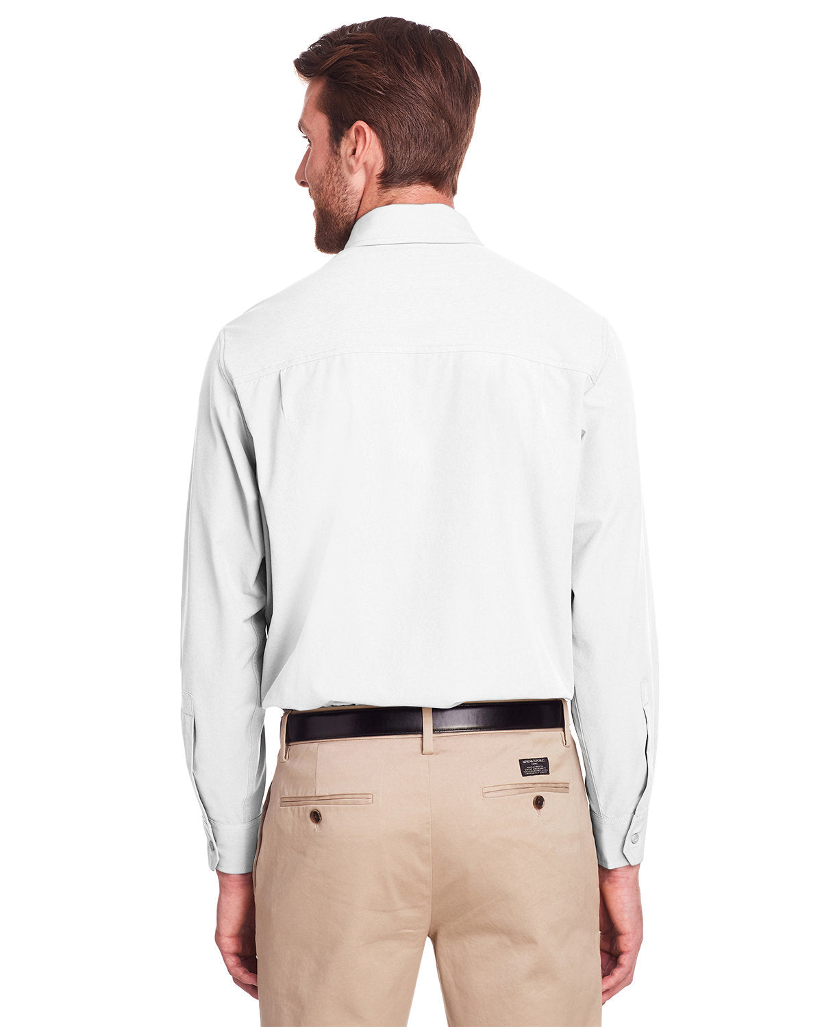 no-logo UltraClub Bradley Performance Woven Shirt-Men's Dress Shirts-UltraClub-Thread Logic