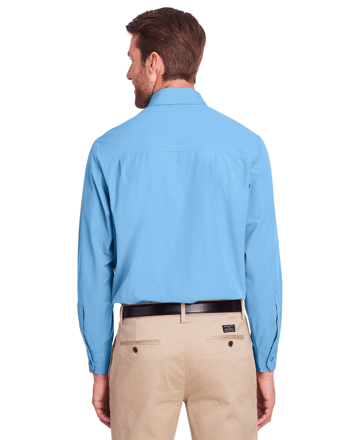 no-logo UltraClub Bradley Performance Woven Shirt-Men's Dress Shirts-UltraClub-Thread Logic