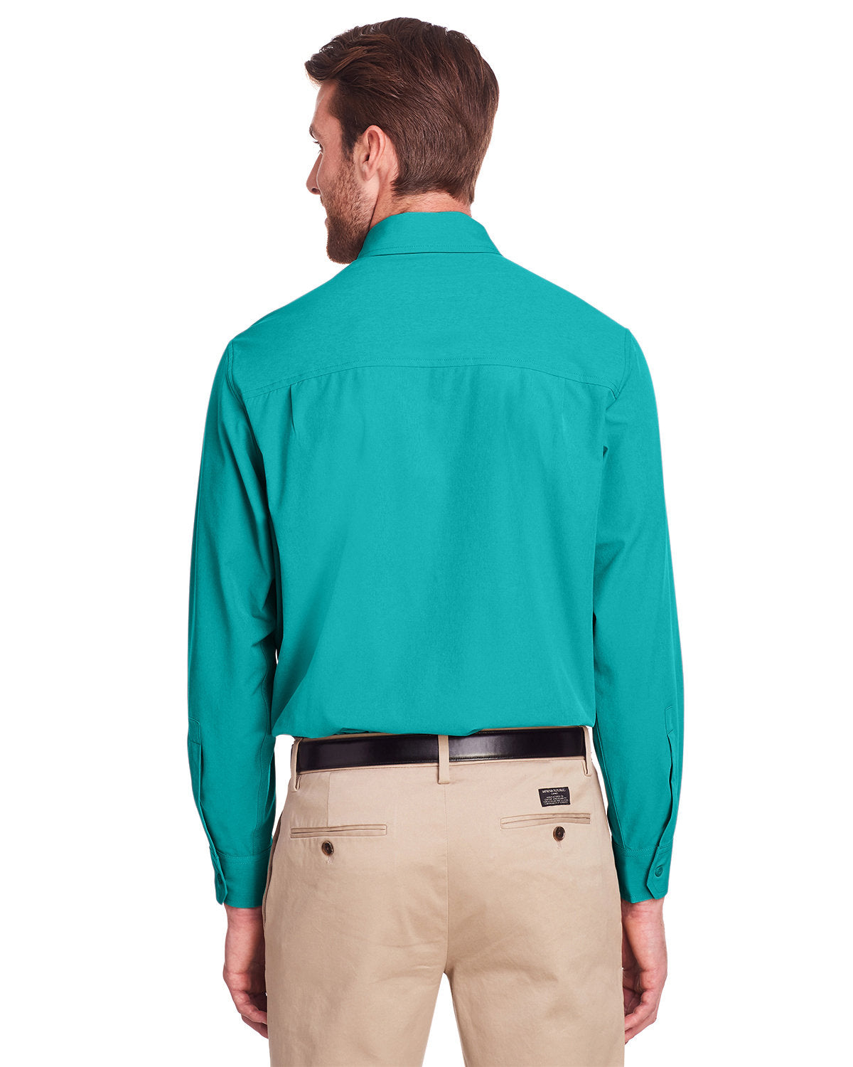 no-logo UltraClub Bradley Performance Woven Shirt-Men's Dress Shirts-UltraClub-Thread Logic
