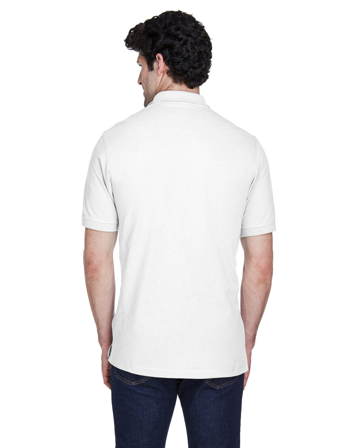 no-logo UltraClub Classic Pique Polo Shirt-Men's Polos-UltraClub-Thread Logic