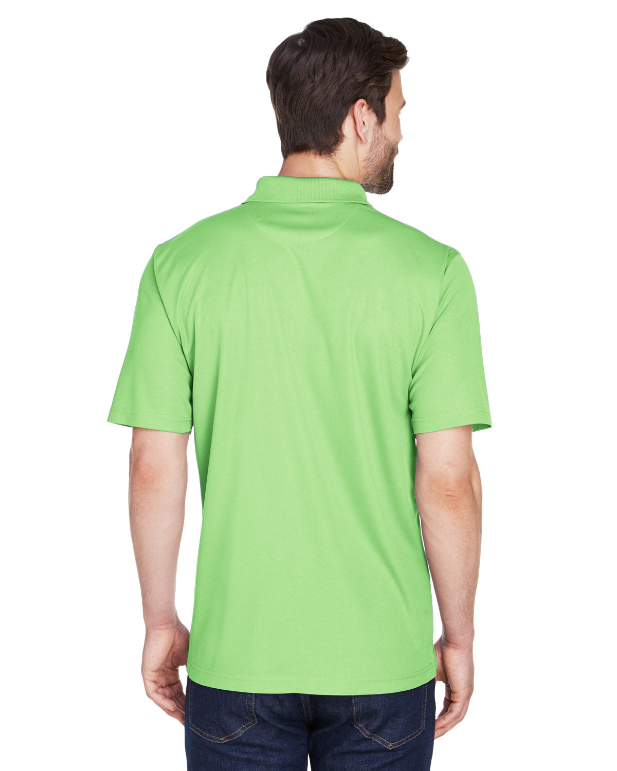 no-logo UltraClub Cool & Dry Mesh Pique Polo-Men's Polos-UltraClub-Thread Logic