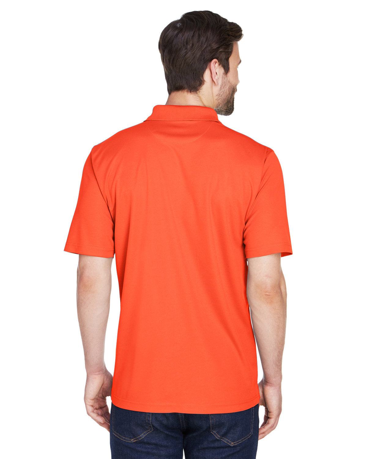 no-logo UltraClub Cool & Dry Mesh Pique Polo-Men's Polos-UltraClub-Thread Logic