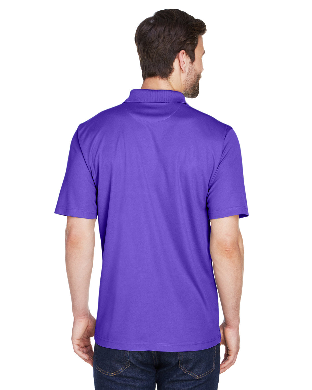 no-logo UltraClub Cool & Dry Mesh Pique Polo-Men's Polos-UltraClub-Thread Logic