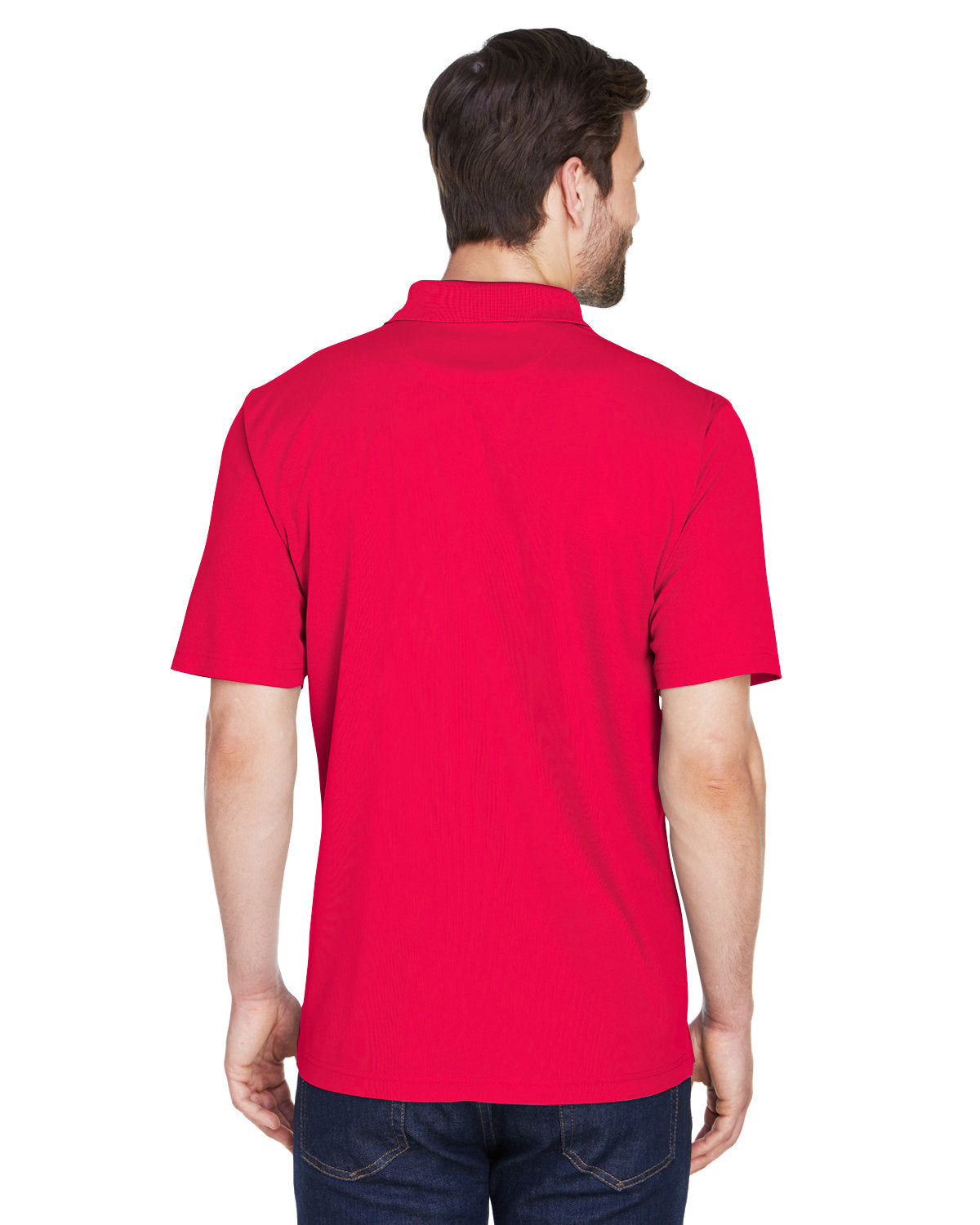 no-logo UltraClub Cool & Dry Mesh Pique Polo-Men's Polos-UltraClub-Thread Logic