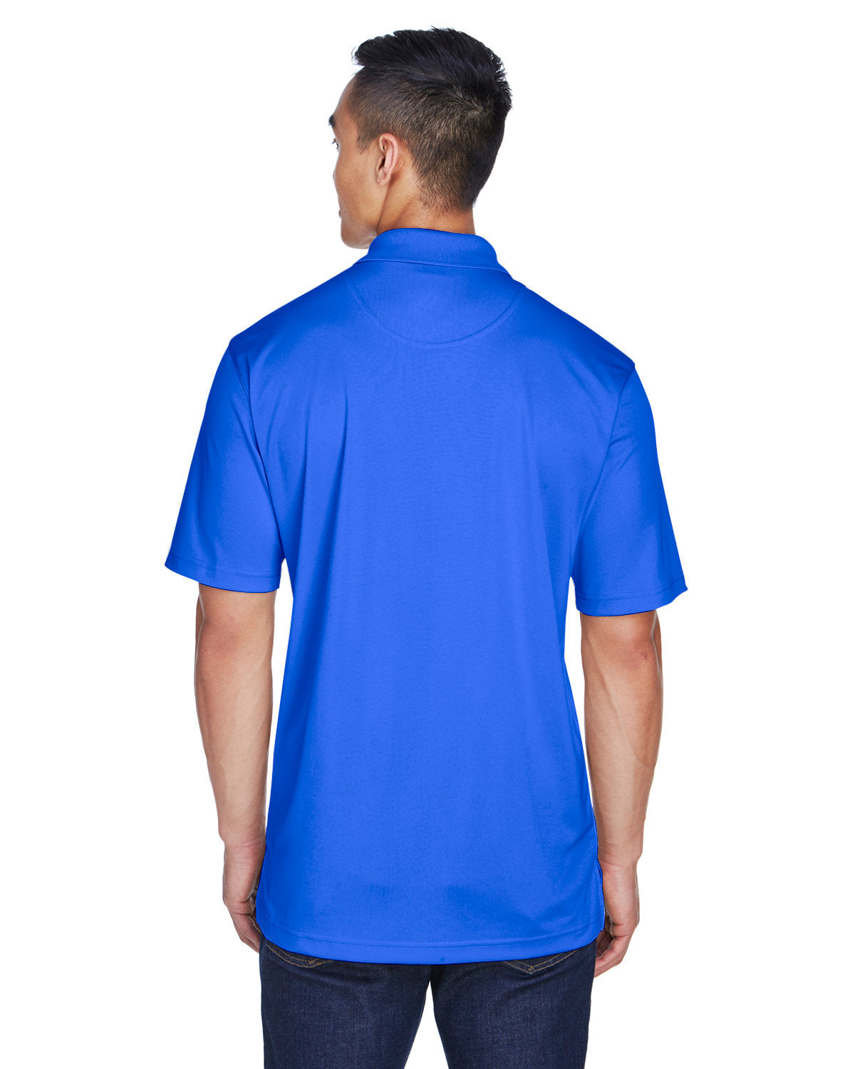 no-logo UltraClub Cool & Dry Sport Polo-Men's Polos-UltraClub-Thread Logic