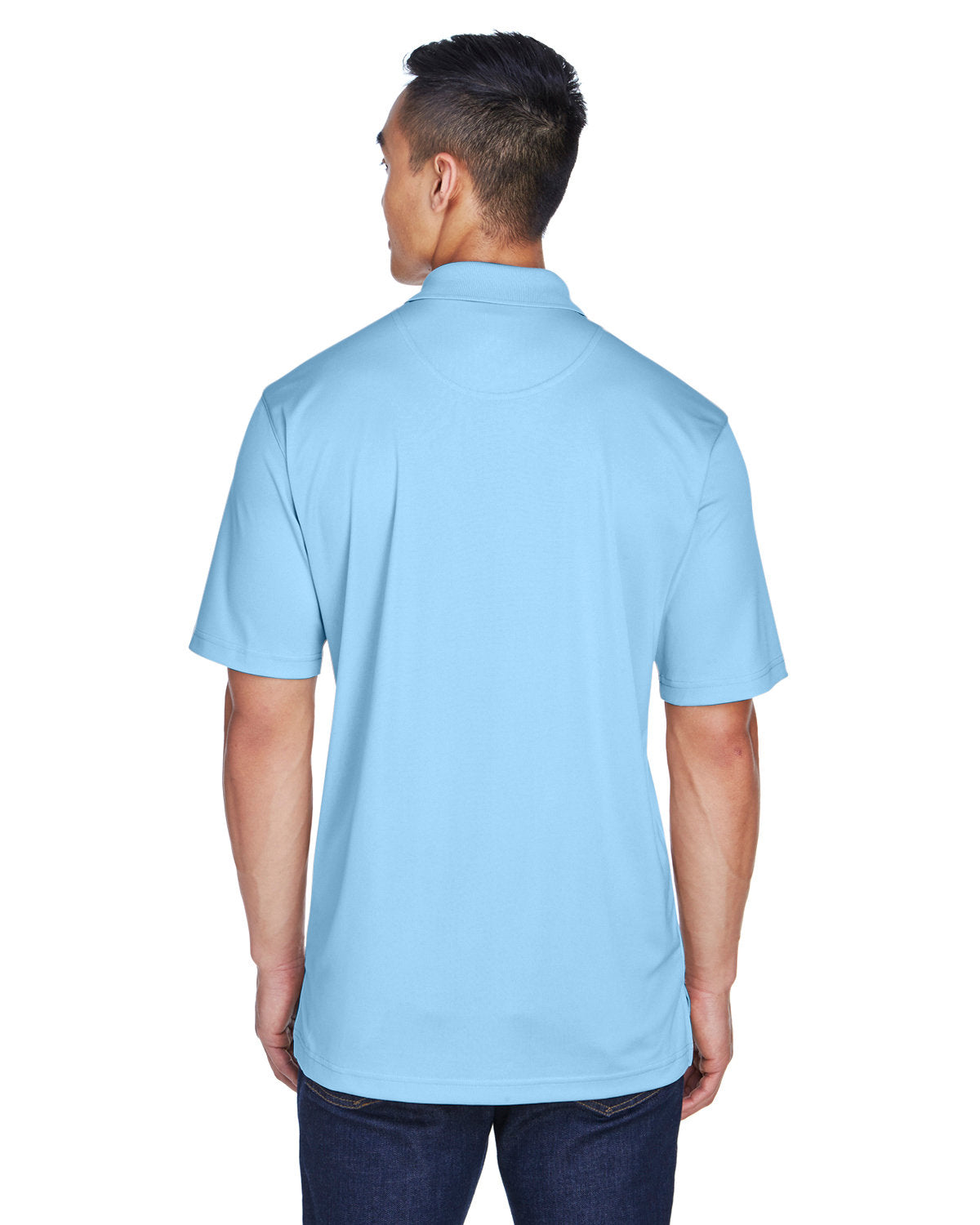 no-logo UltraClub Cool & Dry Sport Polo-Men's Polos-UltraClub-Thread Logic