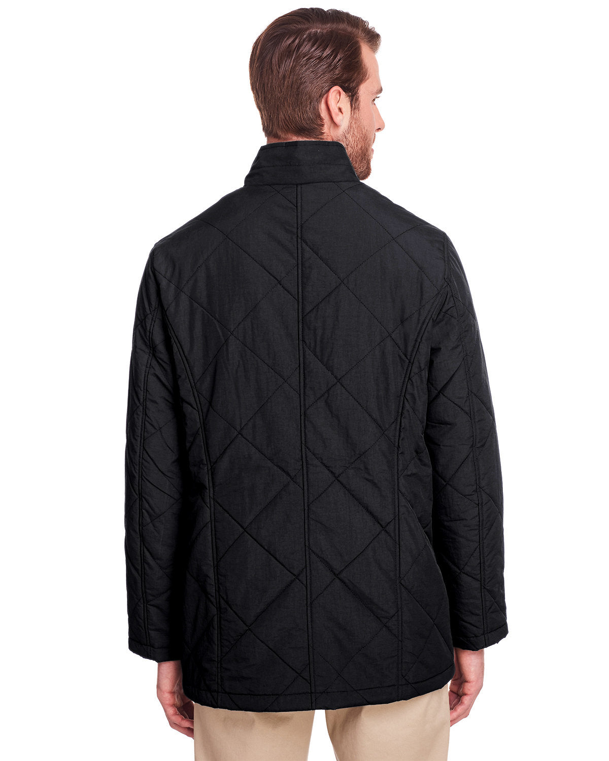 no-logo UltraClub Dawson Quilted Hacking Jacket-Men's Jackets-UltraClub-Thread Logic
