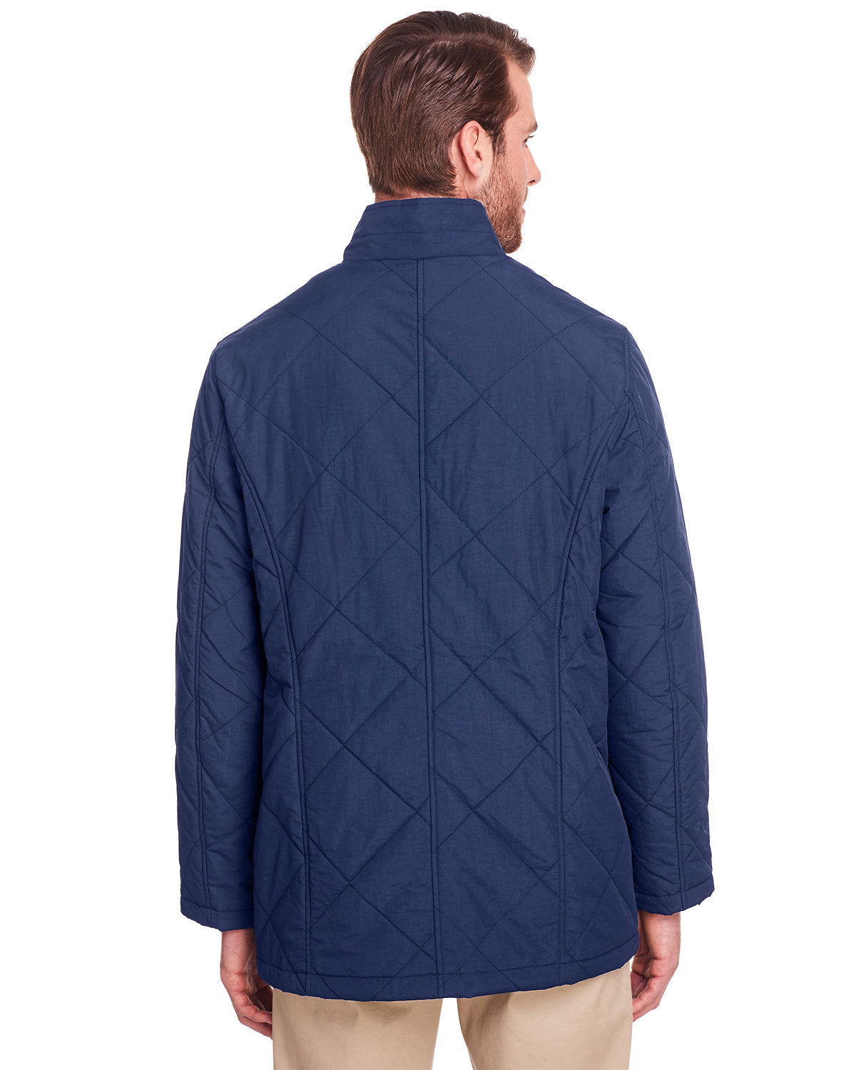 no-logo UltraClub Dawson Quilted Hacking Jacket-Men's Jackets-UltraClub-Thread Logic