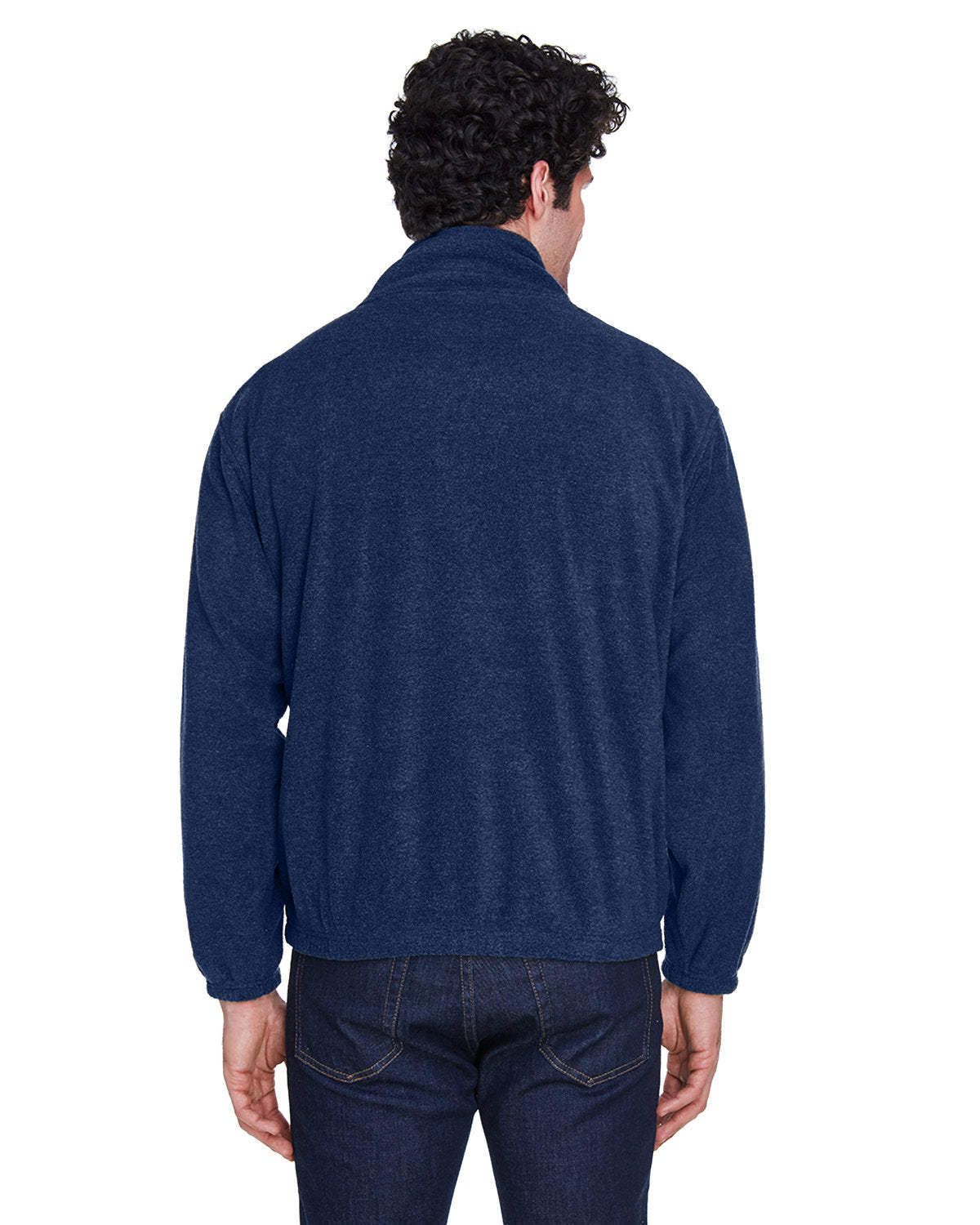 no-logo UltraClub Iceberg Fleece Full-Zip Jacket-Men's Jackets-UltraClub-Thread Logic