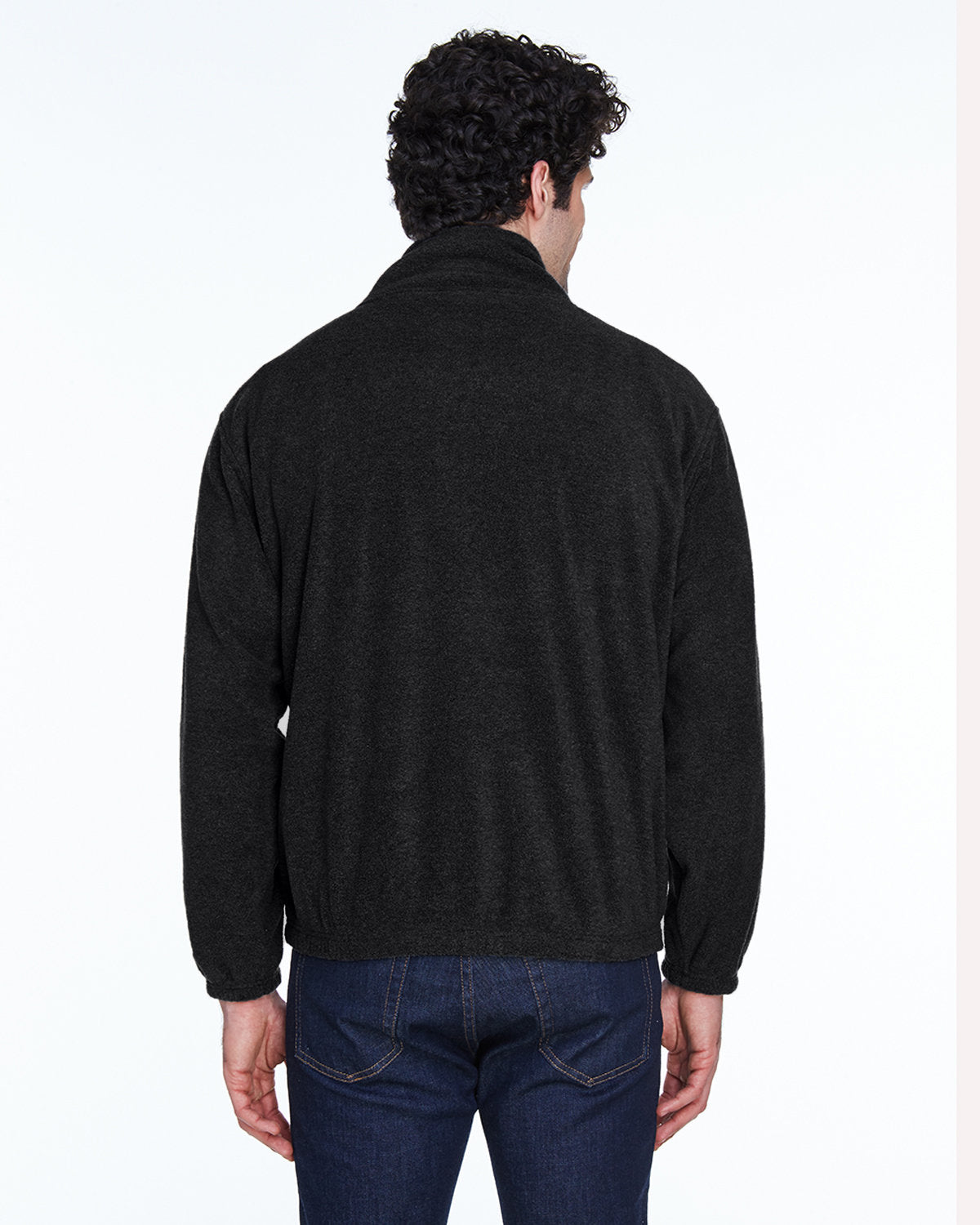 no-logo UltraClub Iceberg Fleece Full-Zip Jacket-Men's Jackets-UltraClub-Thread Logic