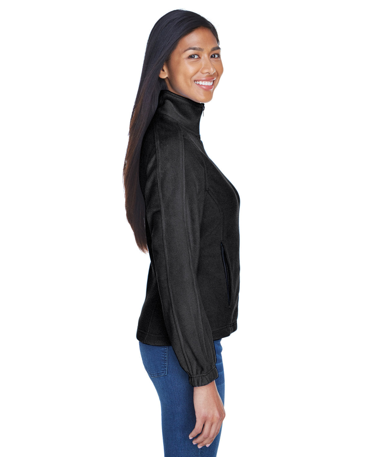 no-logo UltraClub Ladies Iceberg Fleece Full-Zip Jacket-Ladies Jackets-UltraClub-Thread Logic