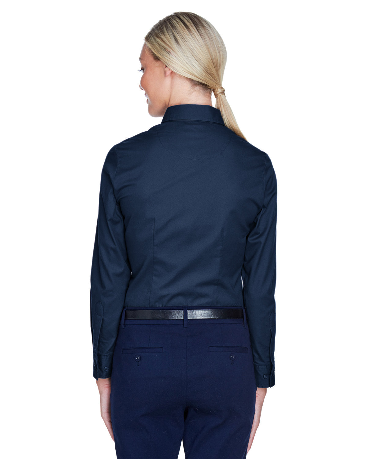 no-logo UltraClub Ladies Whisper Twill-Ladies Dress Shirts-UltraClub-Thread Logic