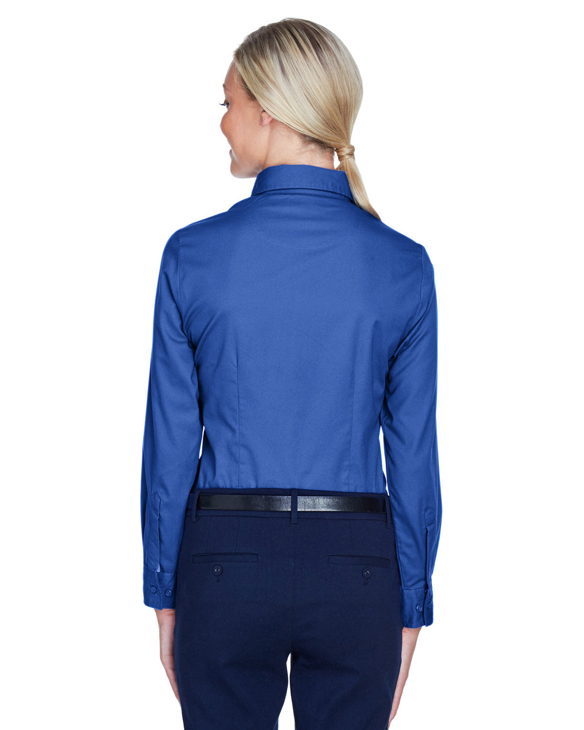 no-logo UltraClub Ladies Whisper Twill-Ladies Dress Shirts-UltraClub-Thread Logic