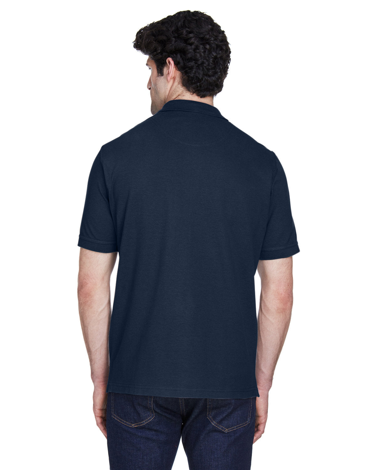 no-logo UltraClub Tall Classic Polo Shirt-Men's Polos-UltraClub-Thread Logic