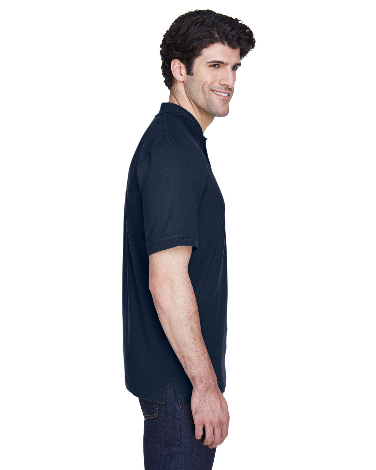no-logo UltraClub Tall Classic Polo Shirt-Men's Polos-UltraClub-Thread Logic