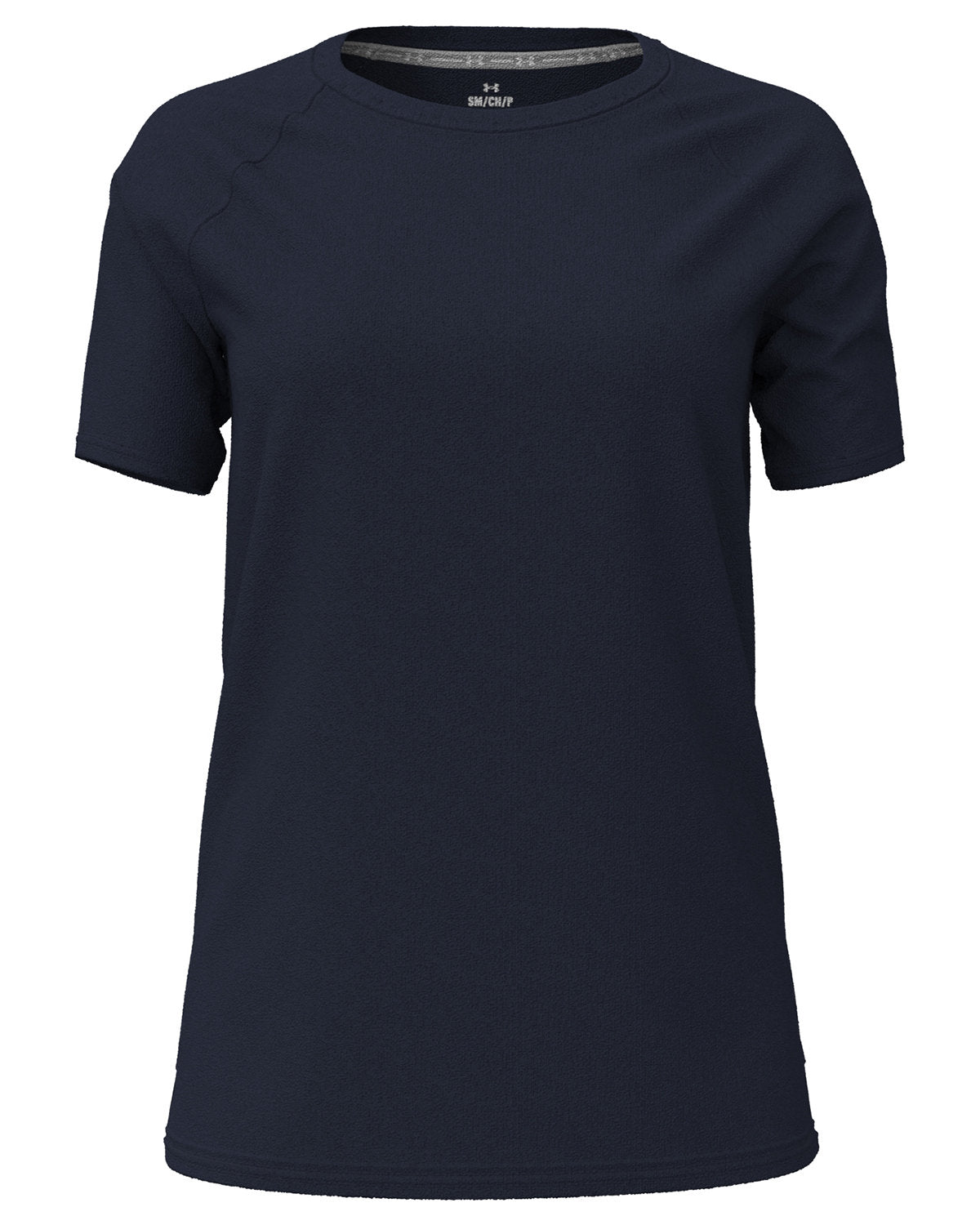 Under Armour Ladies Athletics T-Shirt-Under Armour-Midnight Navy/White-XS-Thread Logic
