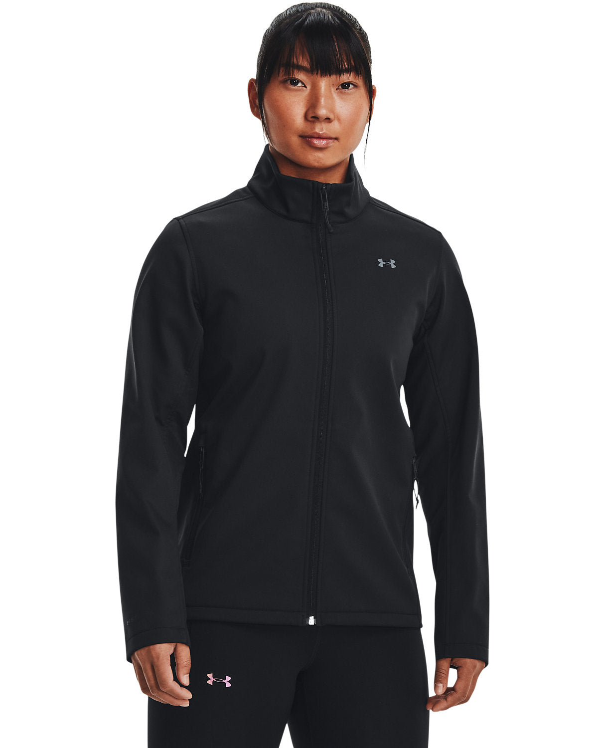 Under Armour Ladies ColdGear Infrared Shield 2.0 Jacket-Under Armour-Black-XS-Thread Logic