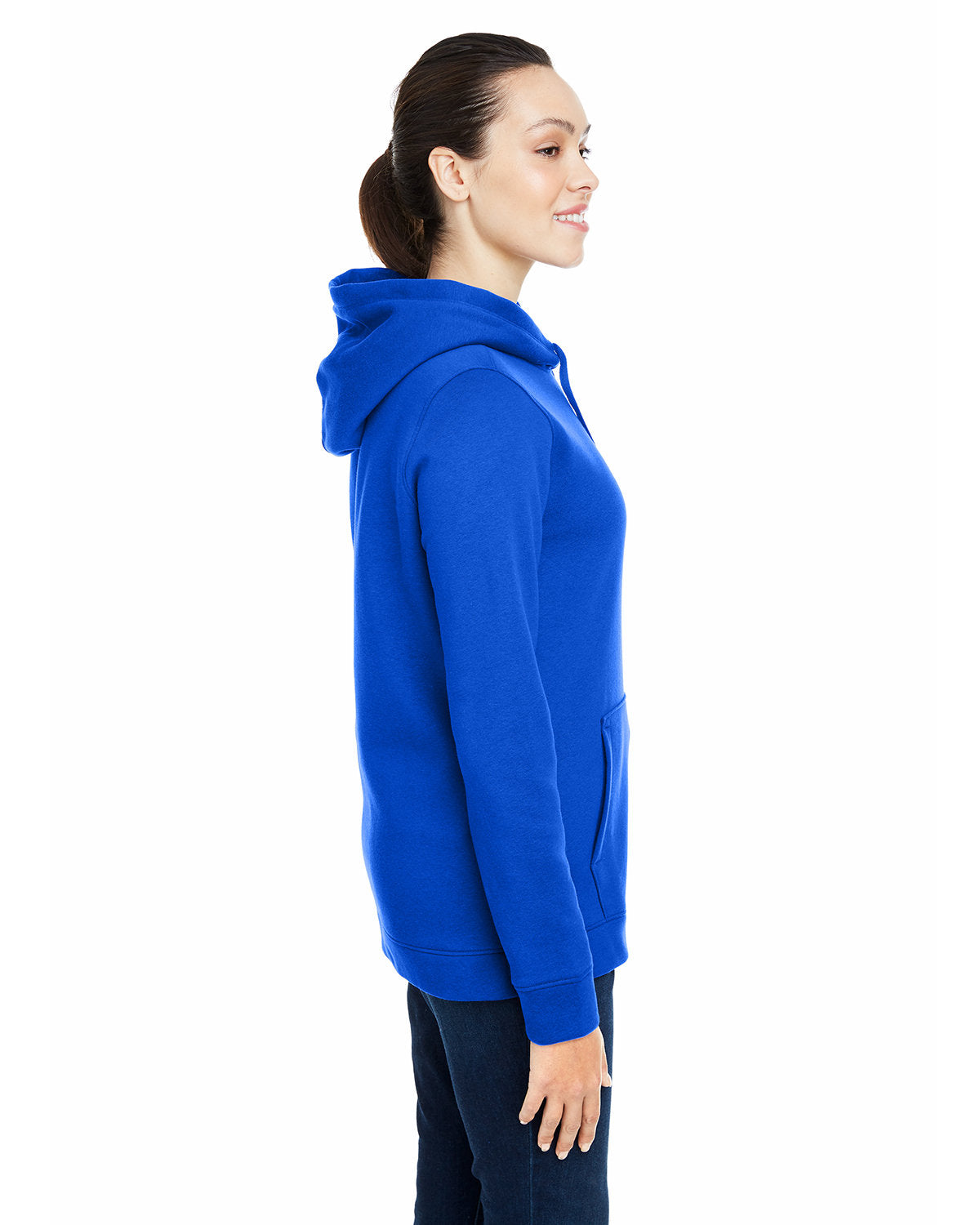 no-logo Under Armour Ladies Hustle Pullover Hooded Sweatshirt-Ladies Layering-Under Armour-Thread Logic